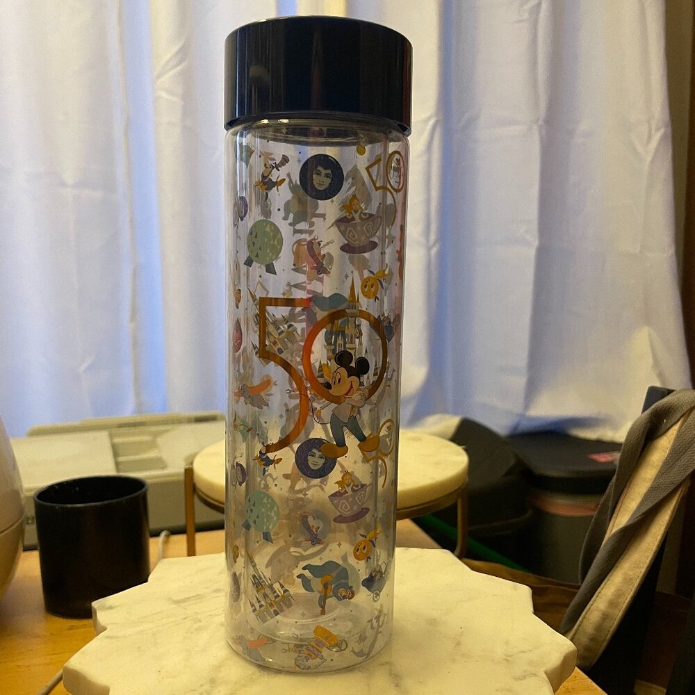 NWT Walt Disney World 50th Anniversary Water Bottle